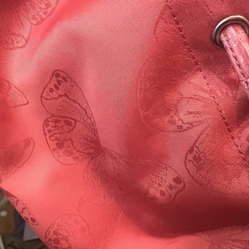 Pink Butterfly Embroidered Shoulder Bag - Picture 7 of 7